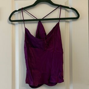 Zara Vibrant Purple Camisole Top